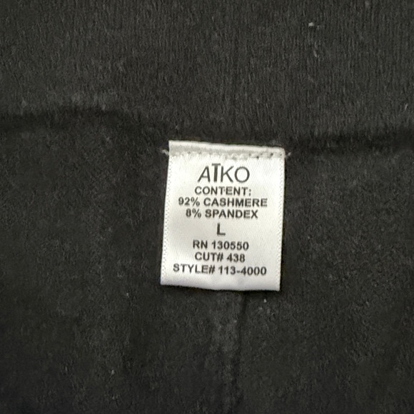 Aiko Cashmere Leggings sz L - Picture 5 of 7